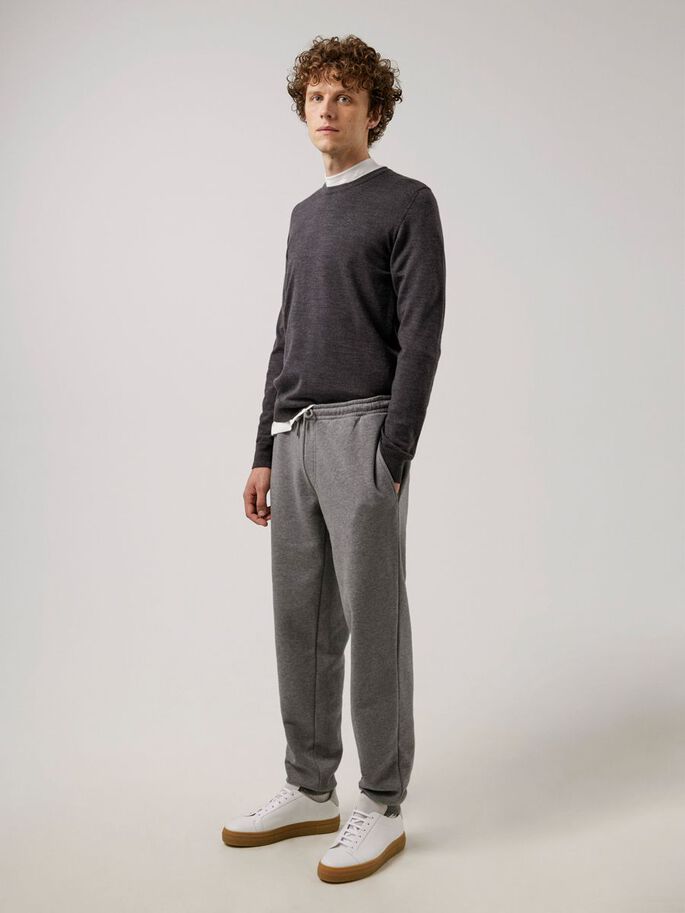 Chip Stone Grey Melange Sweatpant