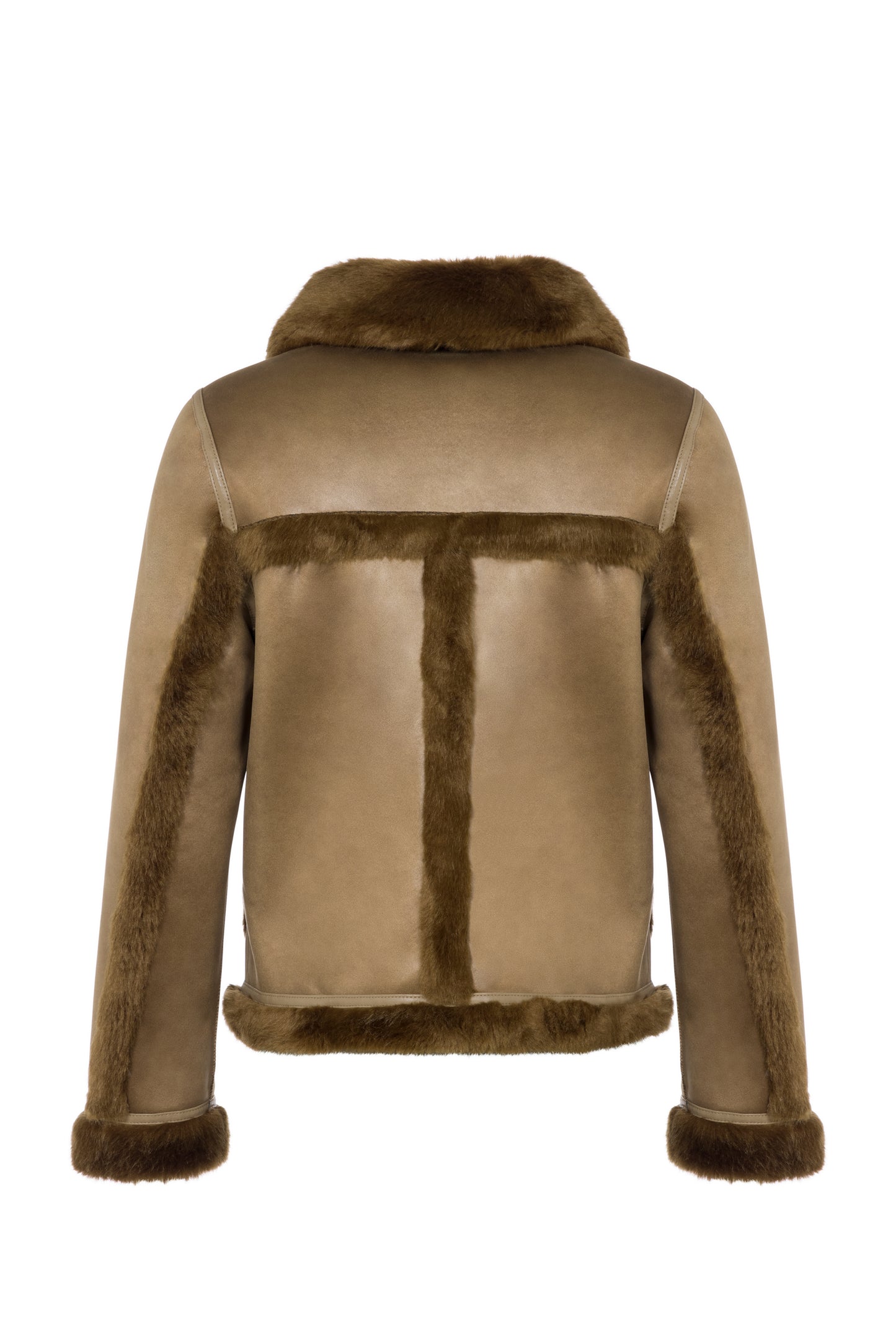 Khaki Reversible Aviator Jacket