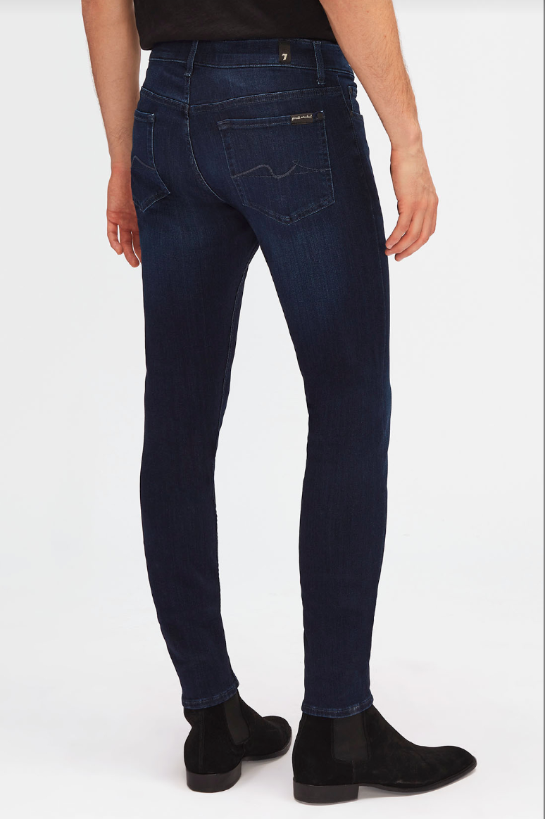 Paxtyn Tapered Luxe Perf Plus Deep Blue Jean