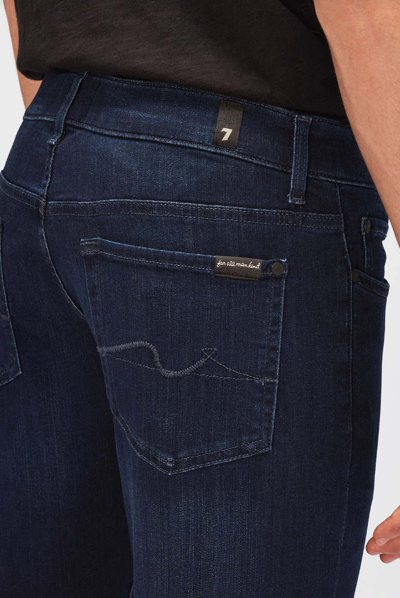 Paxtyn Tapered Luxe Perf Plus Deep Blue Jean