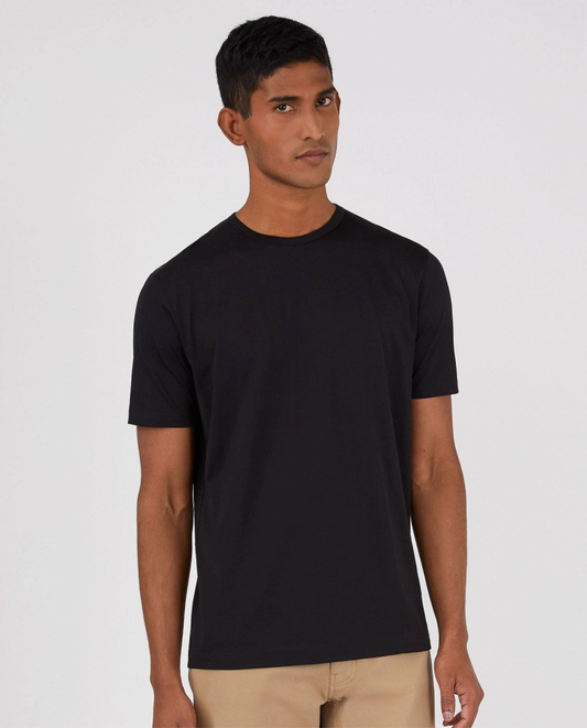 Black Classic Cotton T-Shirt