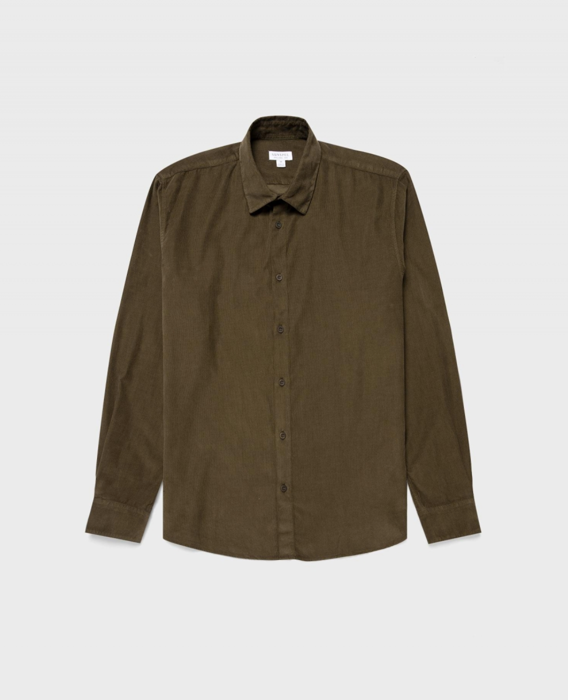 Dark Moss Fine Cord Shirt