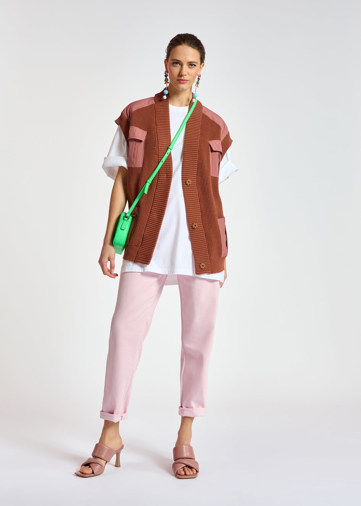 Light Pink Denim Boyfriend Jeans