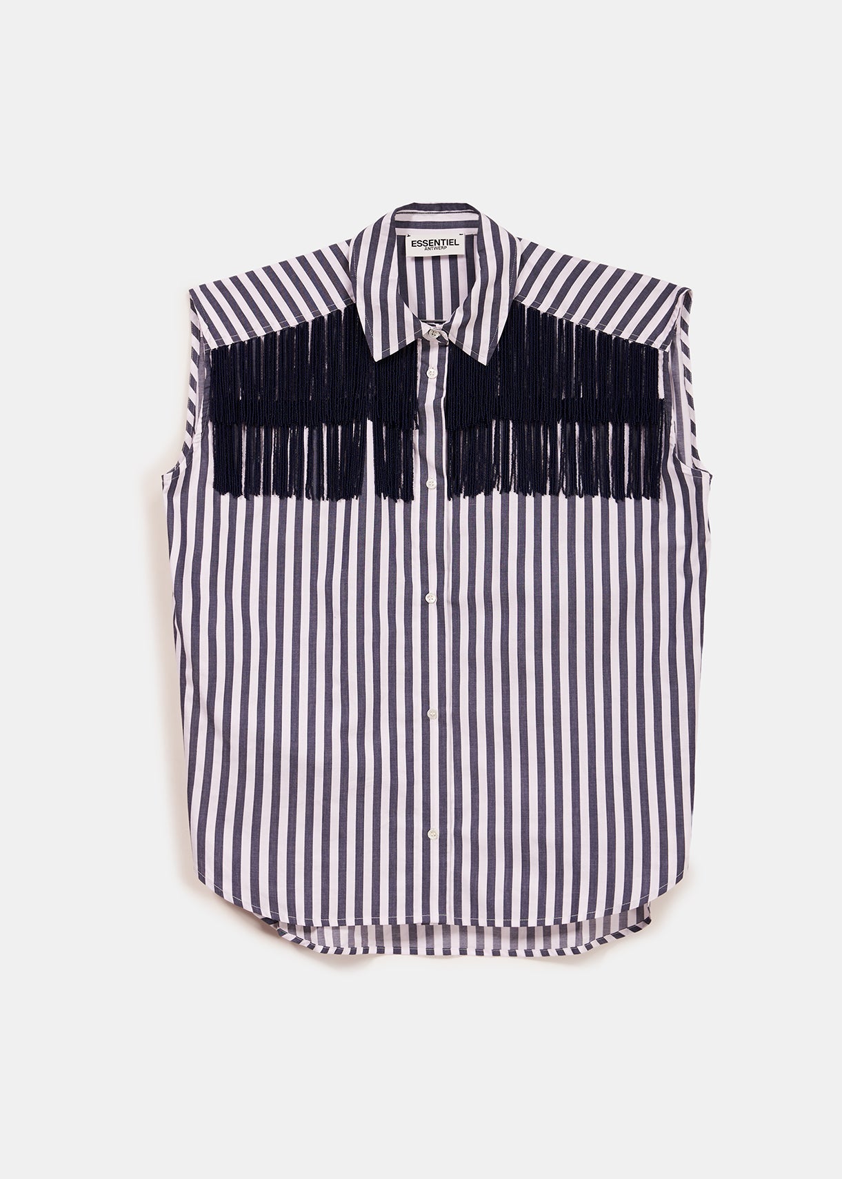 Dixie Sleeveless Stripe Shirt