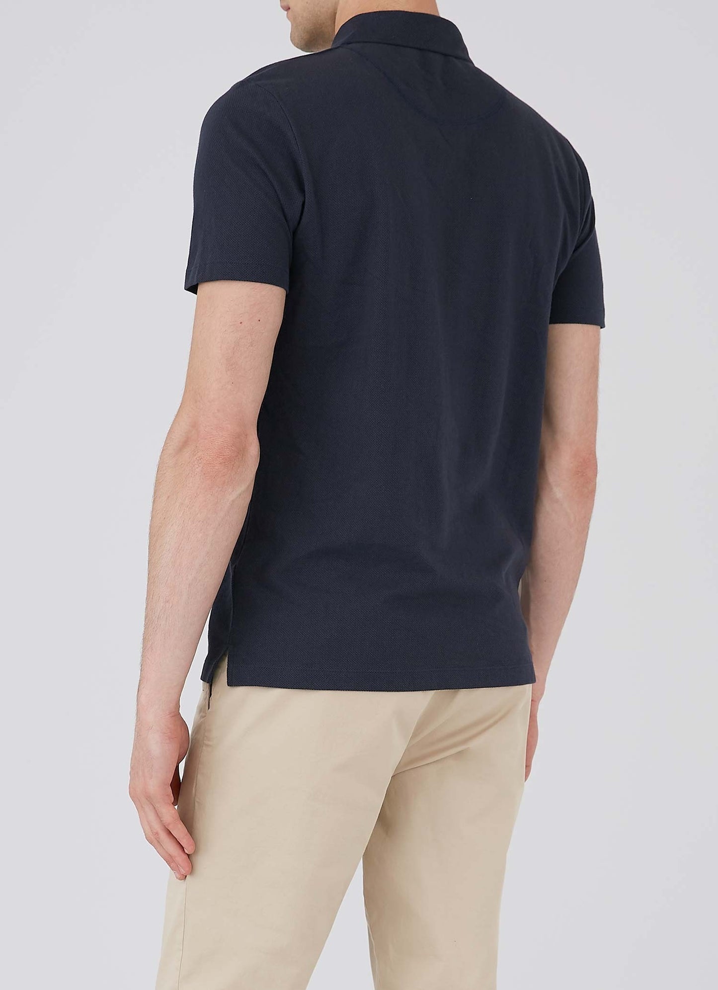 Navy Cotton Riviera Polo Shirt