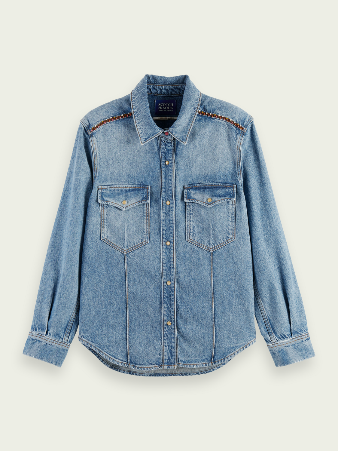 Washed Denim Shirt