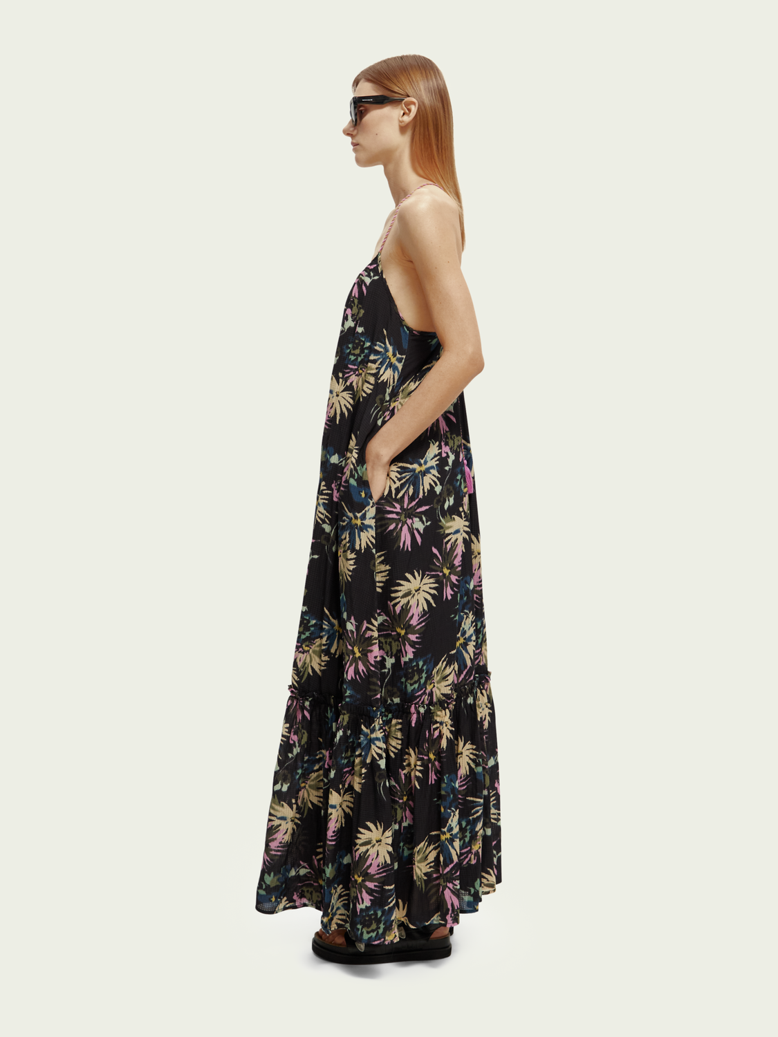 Tiered Strap Maxi Dress