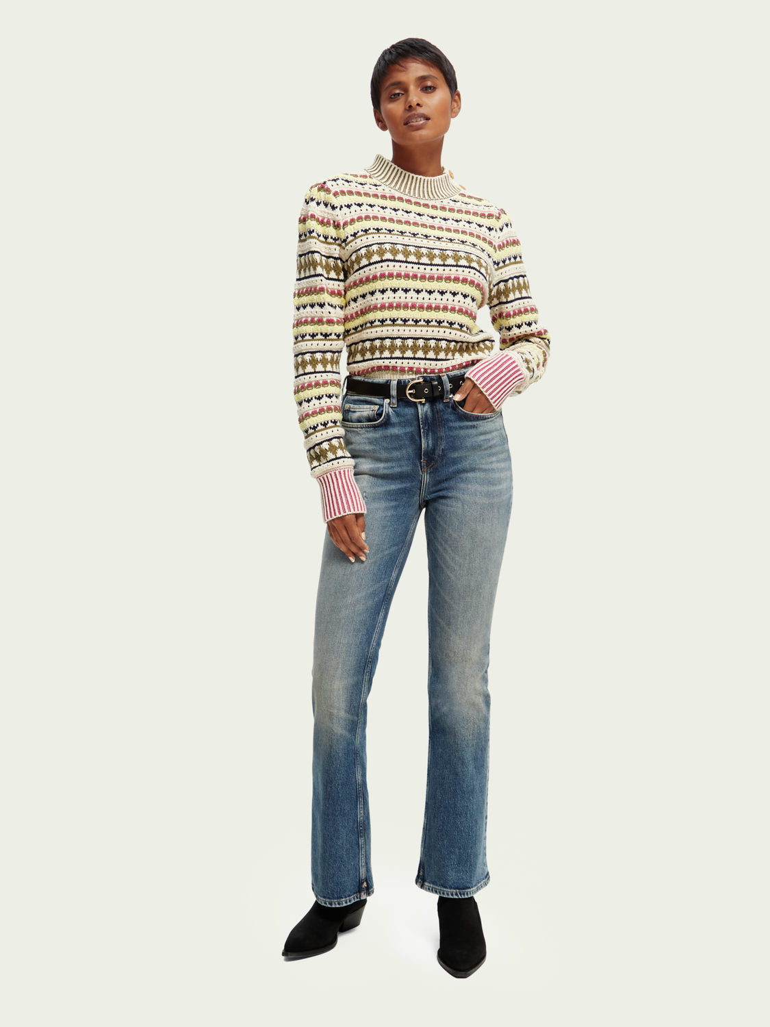 Mixed Stitch Sweater