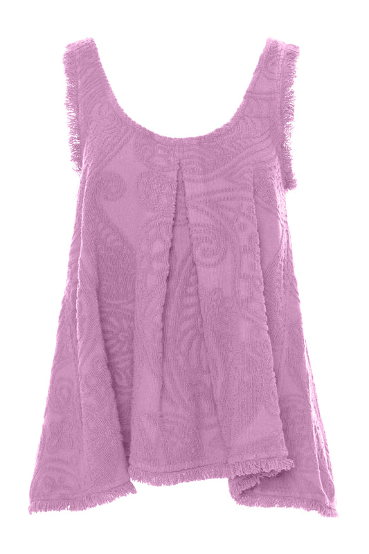 Rosel Lilac Towelling Top
