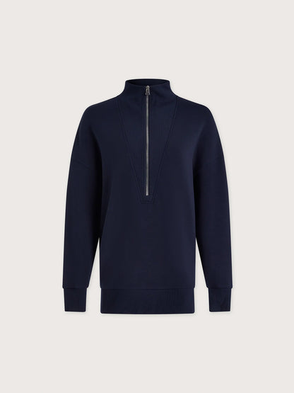 Maisie Longline Sweat - Navy