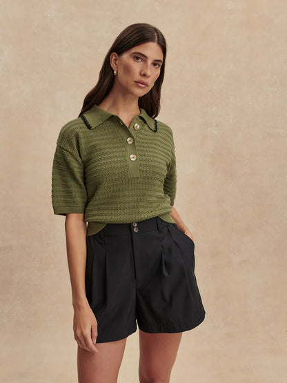Tansy Woven Short 3" - Black