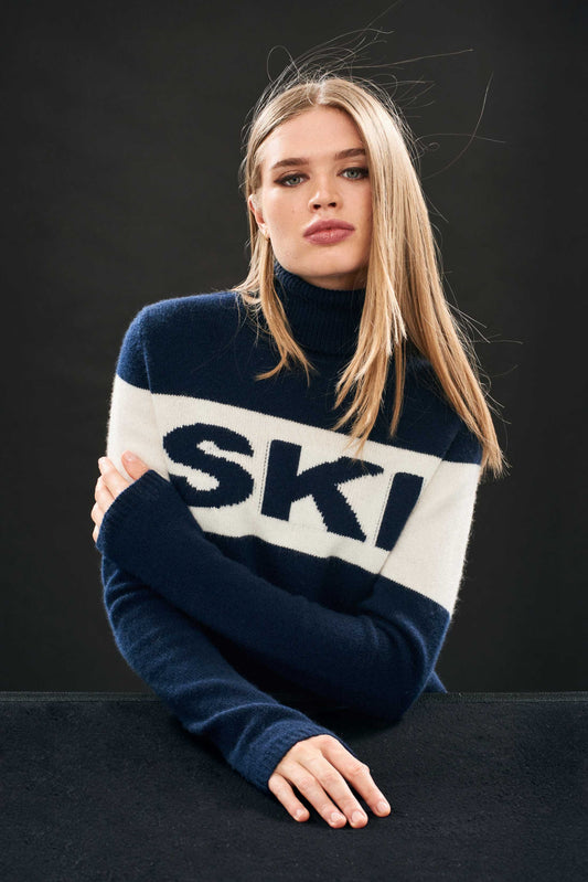 Cashmere Ski Roll Neck Collar