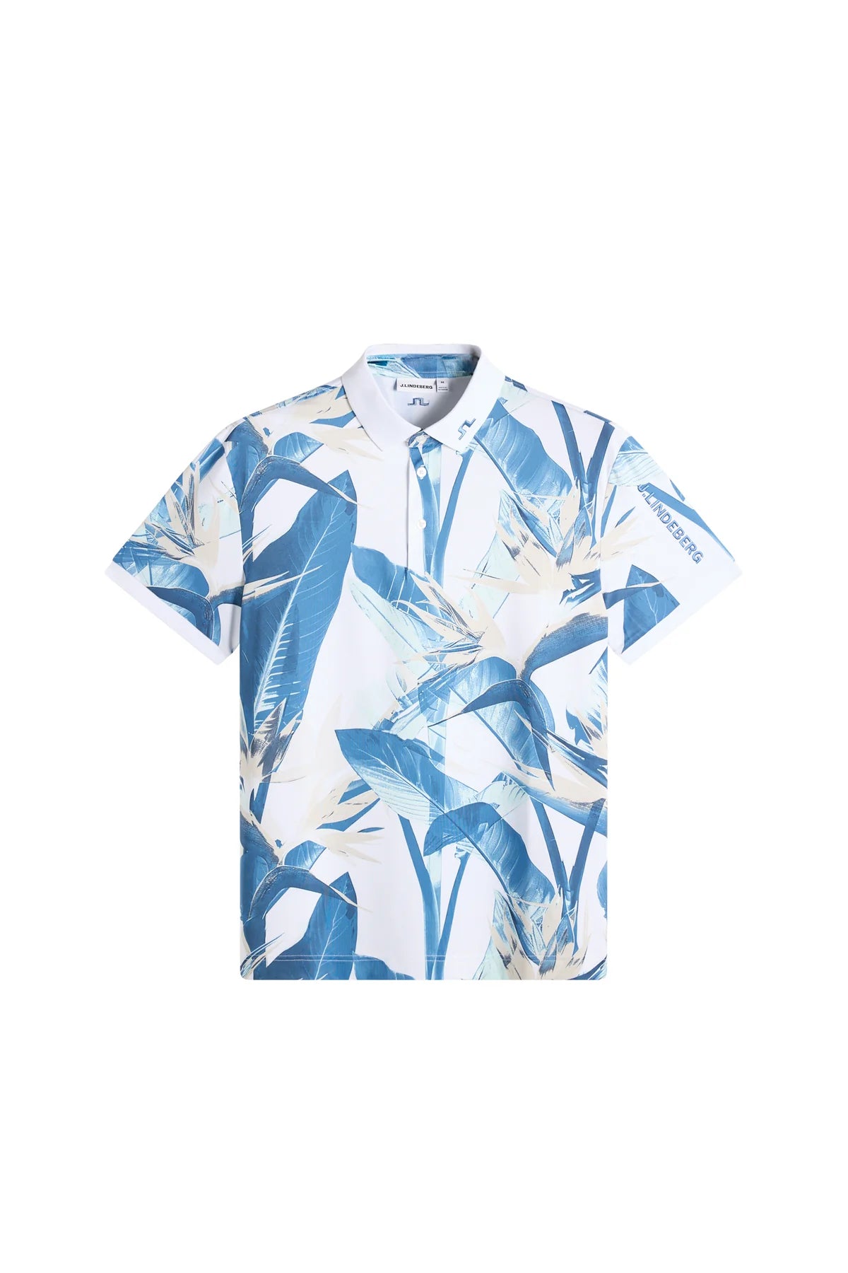 Tour Tech Print Polo - Paradise Sky