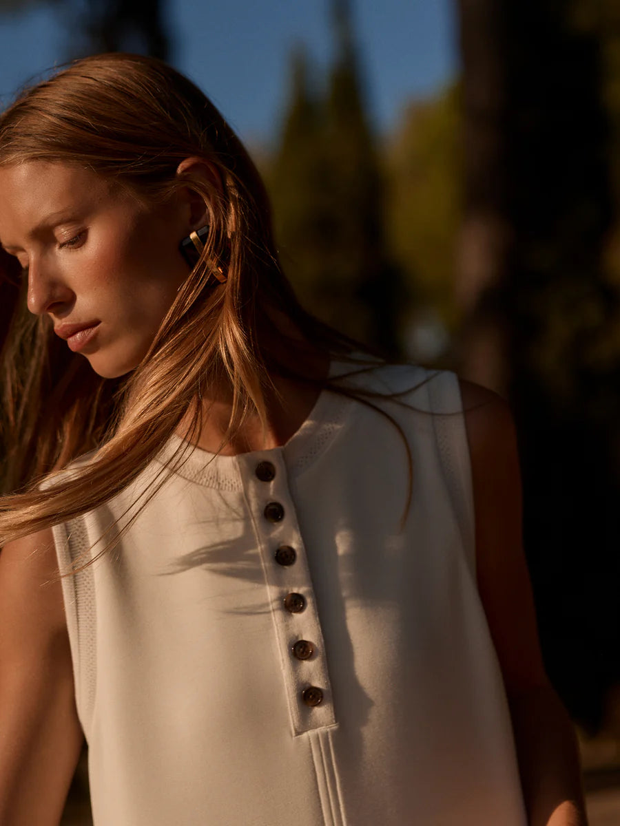 Elba Tank Mini Dress - Pristine