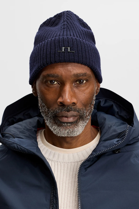 Merino Beanie - Navy