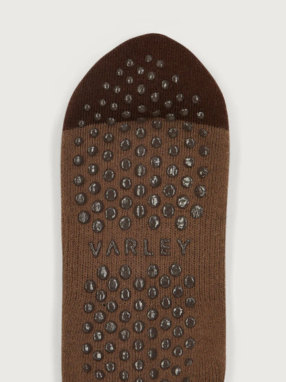 Kendrick Grip Socks – Deep Taupe