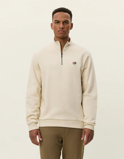 Felipe Patch Half Zip Sweatshirt