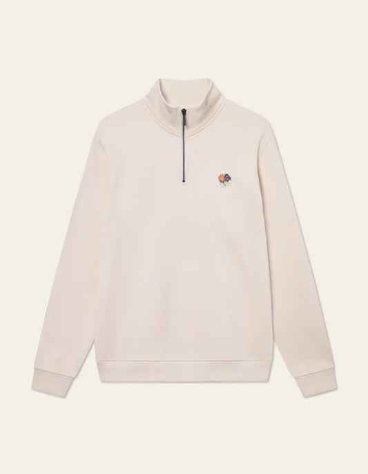 Felipe Patch Half Zip Sweatshirt