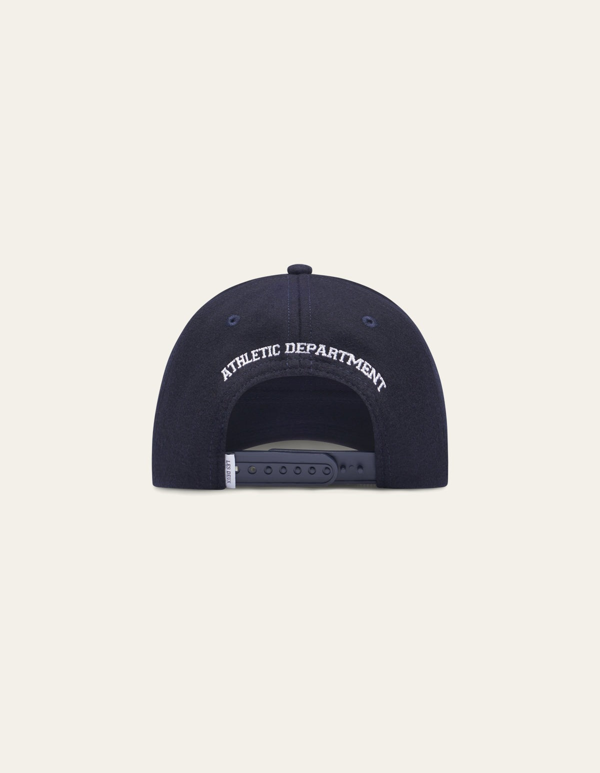 Les Deux Wool Baseball Cap Dark Navy
