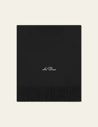 Whitaker Wool Scarf Black