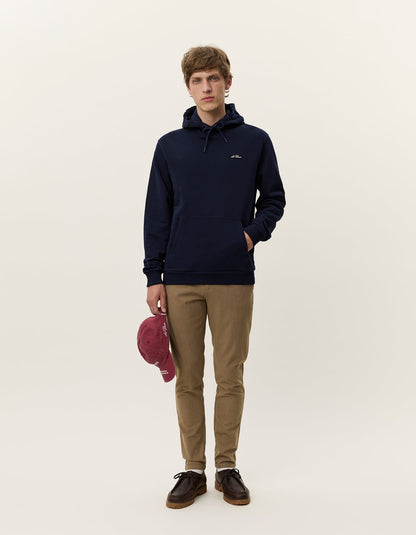 Patch Hoodie Dark Navy