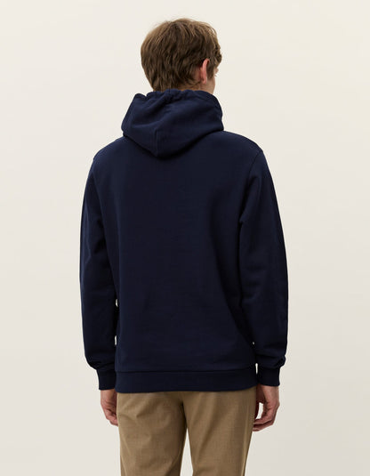 Patch Hoodie Dark Navy