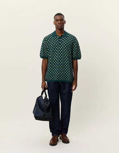 Esmay Shell Knitted Polo Shirt