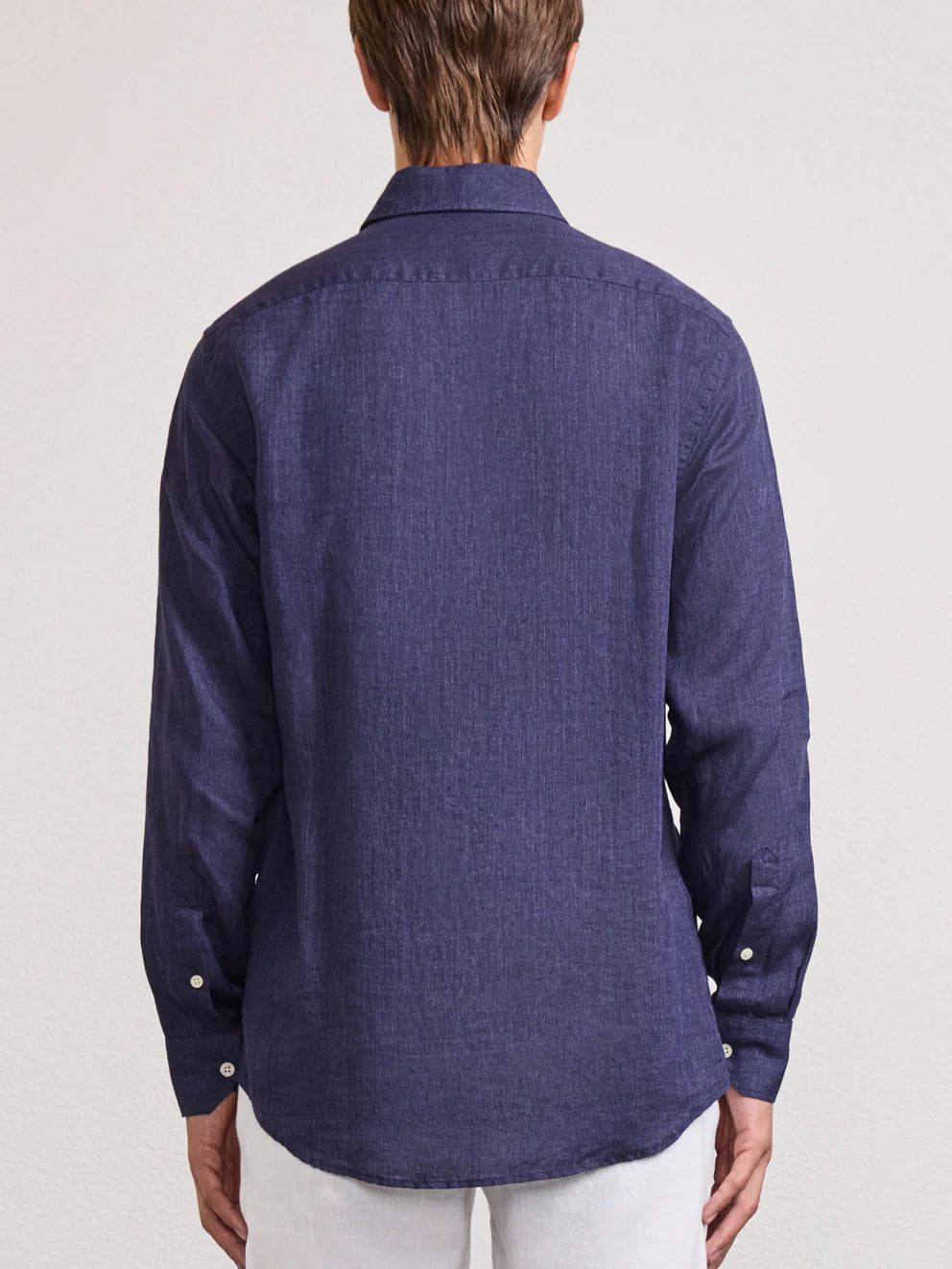 Antonio Navy Linen Shirt