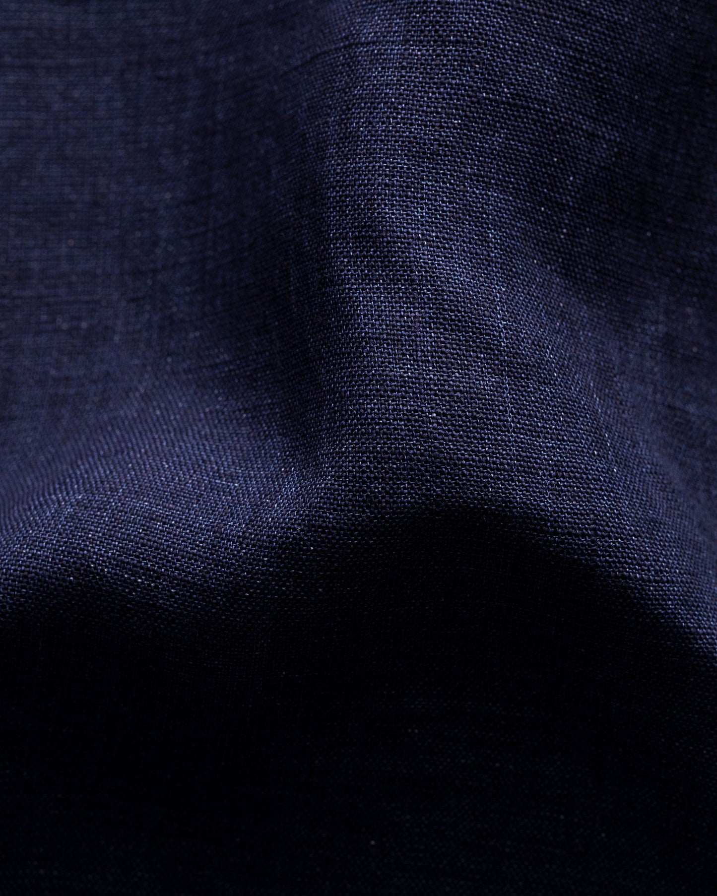 Navy Blue SS Linen Shirt