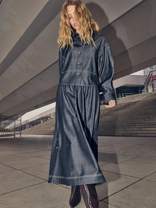 Poy Cilla Denim Skirt
