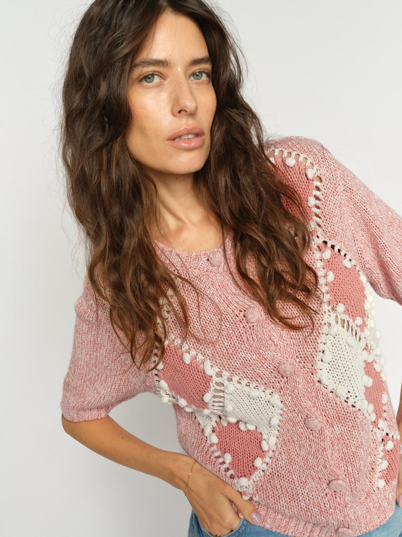 MMElio Knit Short Sleeve Cardigan