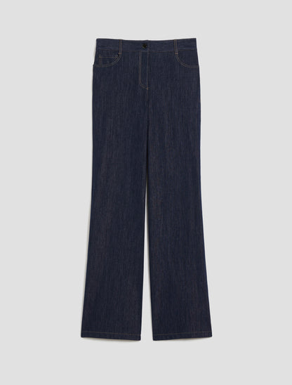 Jersey Straight-Leg Jeans