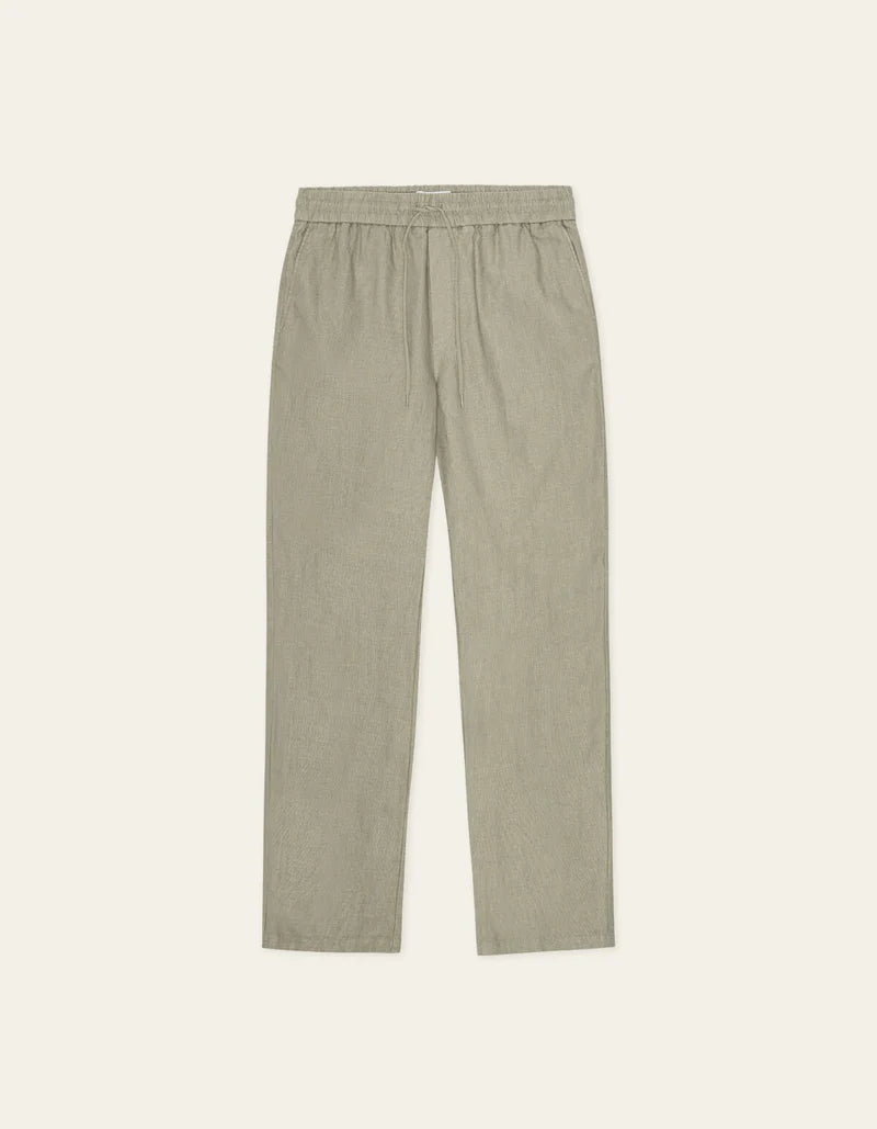 Patrick Linen Pants - Laurel Oak