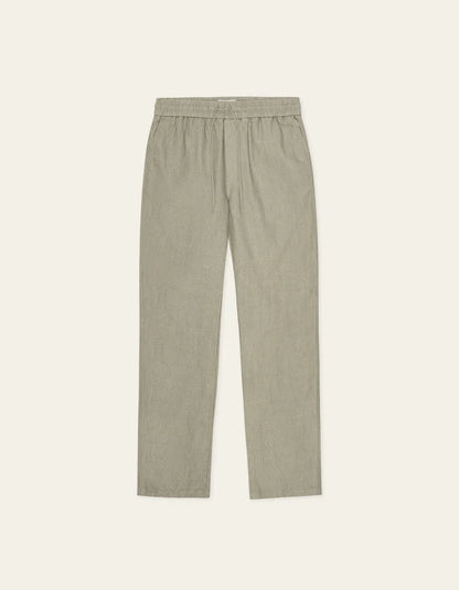 Patrick Linen Pants - Laurel Oak