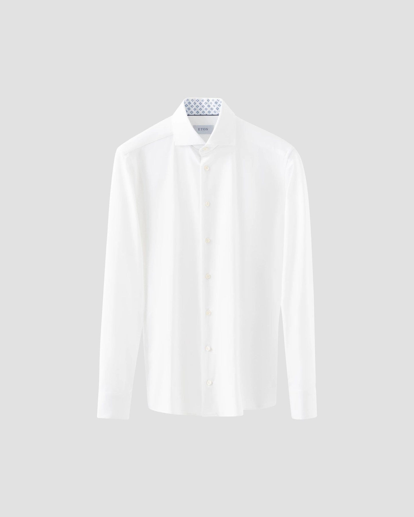 Four Way Stretch Shirt Trim White