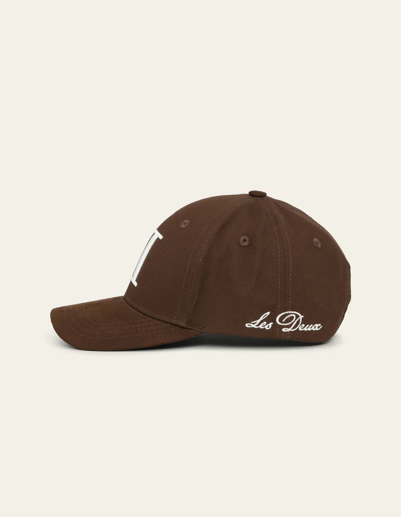 Baseball Cap Suede II - Brown/White