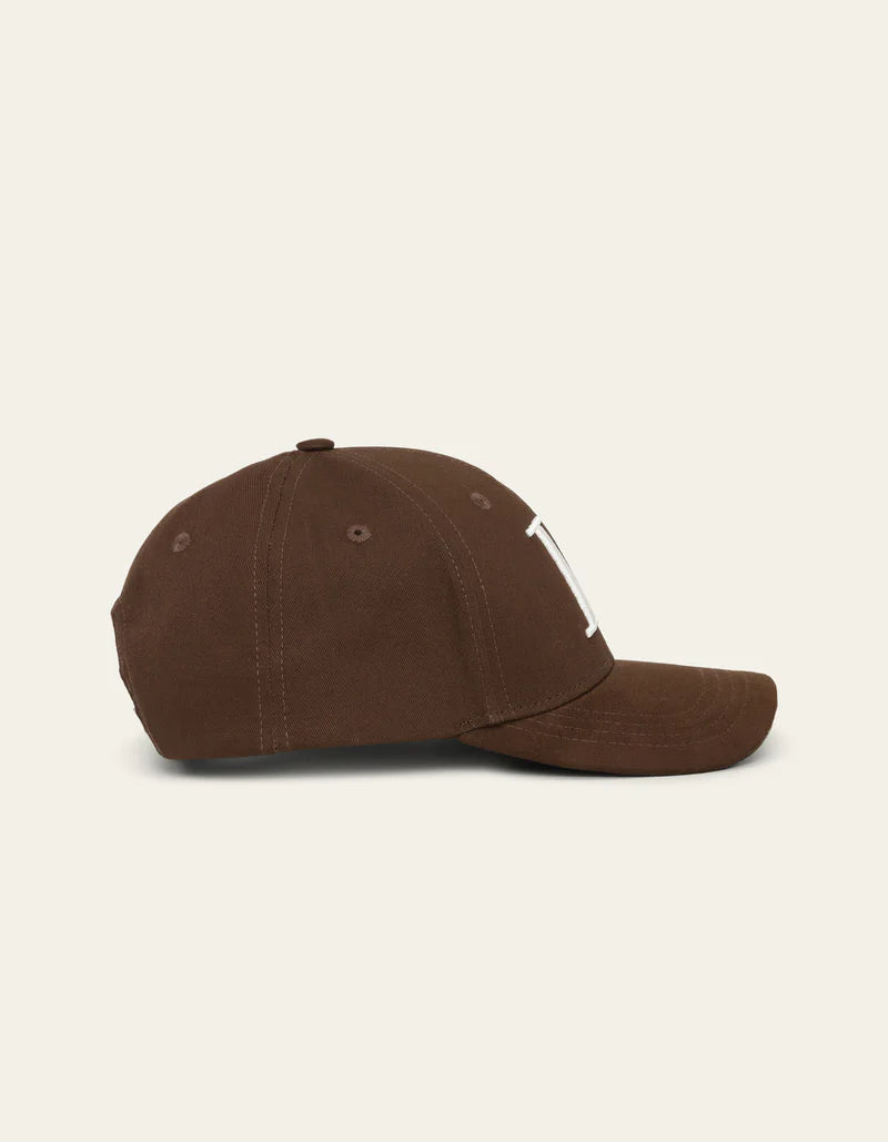 Baseball Cap Suede II - Brown/White