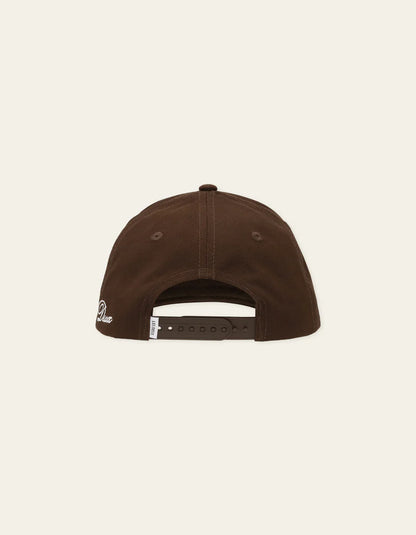 Baseball Cap Suede II - Brown/White