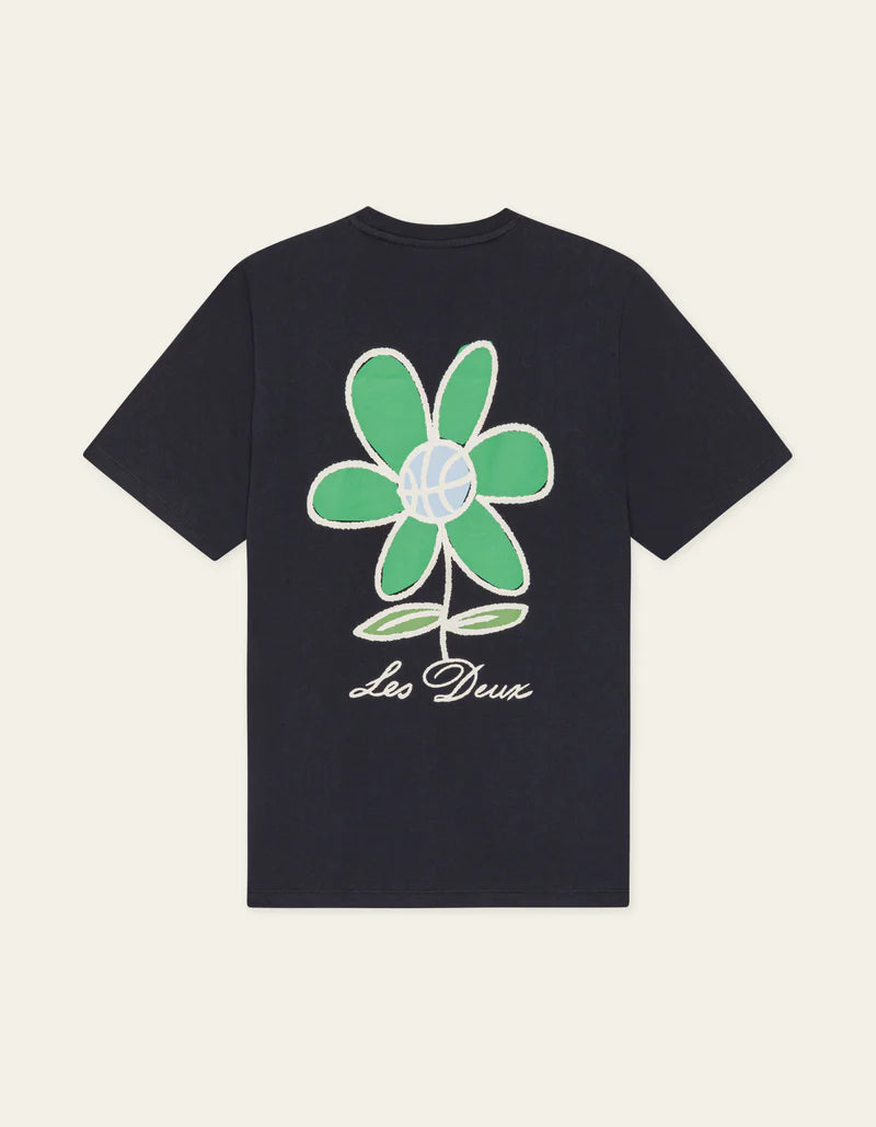 Flower T-Shirt Navy