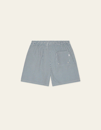 Stripe Seersucker Swim Shorts