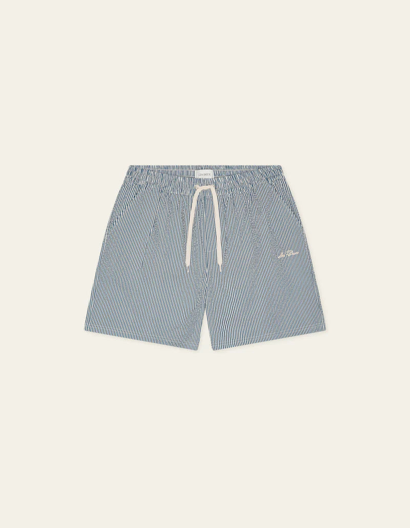 Stripe Seersucker Swim Shorts