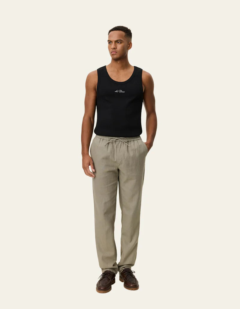Patrick Linen Pants - Laurel Oak