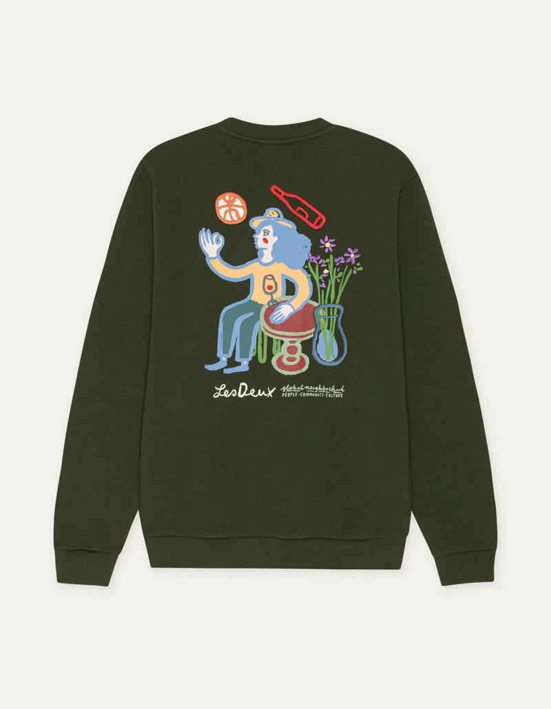Rural Sweatshirt Rosin Green