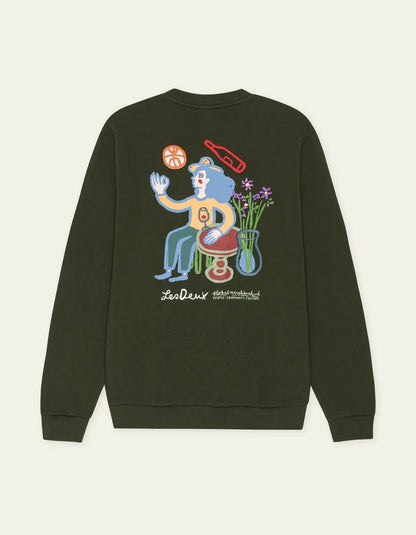 Rural Sweatshirt Rosin Green