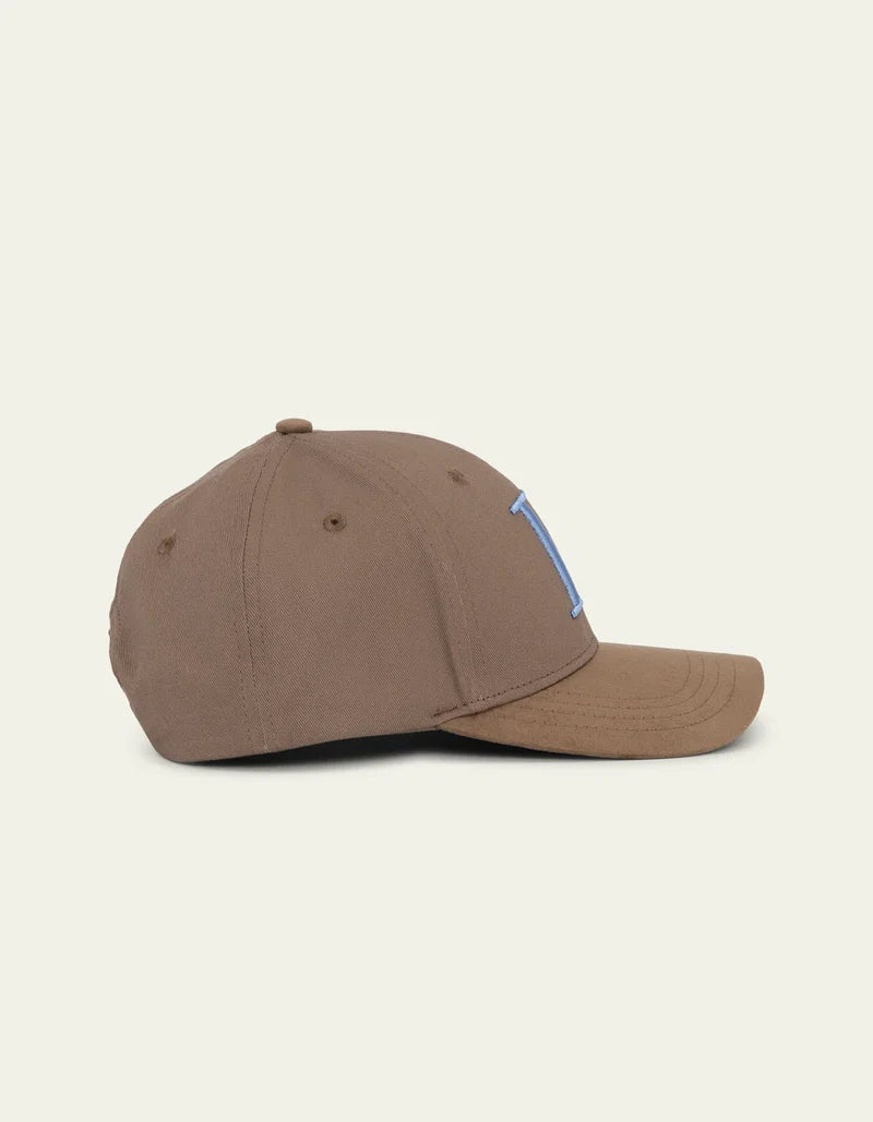 Baseball Cap Suede II - Brown/Blue