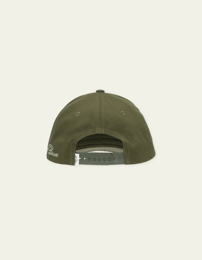 Baseball Cap Suede II - Olive Night