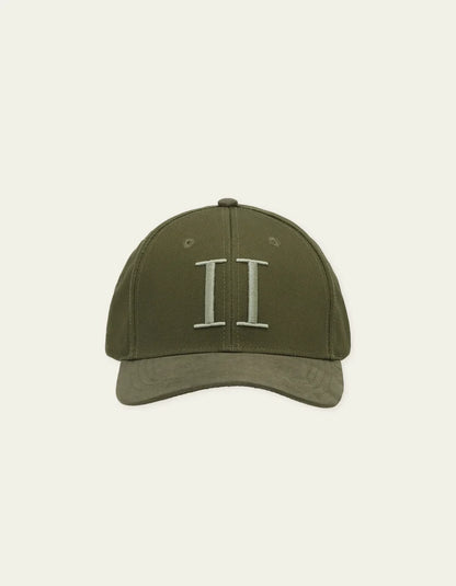 Baseball Cap Suede II - Olive Night