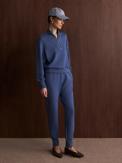 Slim Cuff Pant 27.5" - Bijou Blue