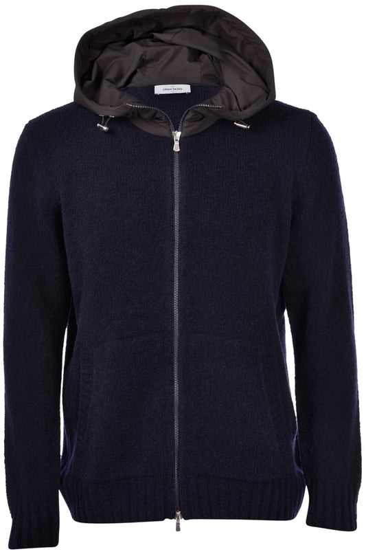 Boucle Full Zip With Hood