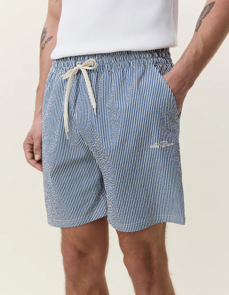 Stripe Seersucker Swim Shorts